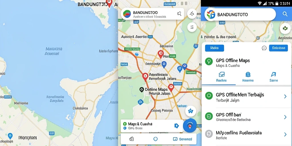 Tampilan antarmuka BANDUNGTOTO yang user-friendly untuk GPS Offline Maps.