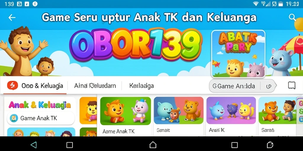 Tampilan antarmuka OBOR138 yang ceria dan interaktif.