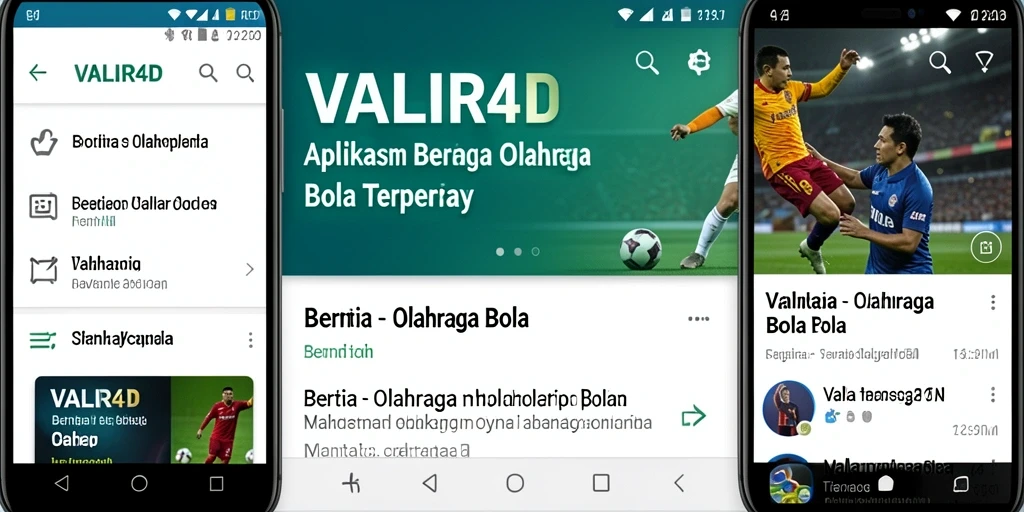 Tampilan antarmuka aplikasi VALIR4D yang modern dan informatif.