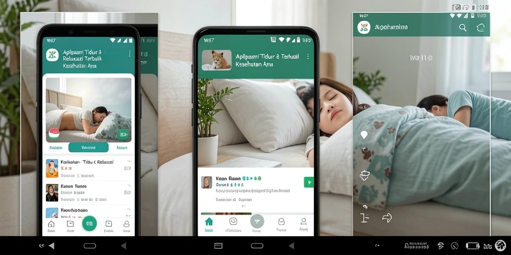 Antarmuka W67 yang sederhana dan mudah digunakan untuk Tidur & Relaksasi.