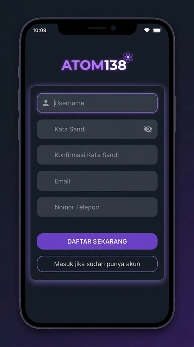 Cara Mudah Buat Akun Baru atom138 di Android
